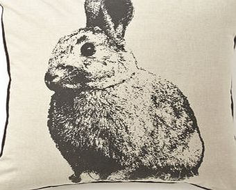 Bhs Sketch Rabbit Cushion, natural 1858130438