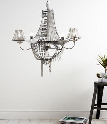 Bhs Skyler Chandelier, stainless steel 9758486820