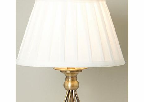 Bhs Small Plain Pleat Shade, cream 9783650005