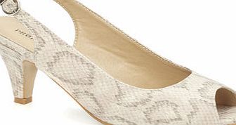 Bhs Snake Wide Fit Sling Sandals, snake 2845918868