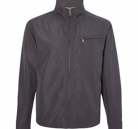 Bhs Soft Touch Harrington Grey Jacket, Grey