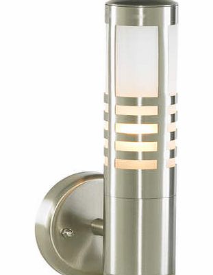 Stainless Steel Delta Slatted Wall Light,