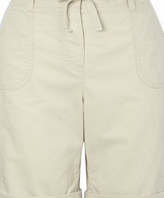 Bhs Stone Cotton Short, stone 2207700263