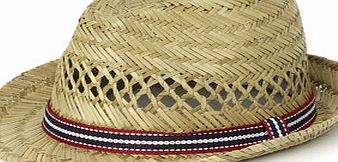 Bhs Straw Trilby Hat, NATURAL BR63H01GNAT