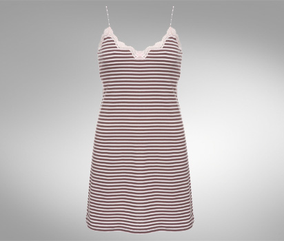 Stripe jersey chemise