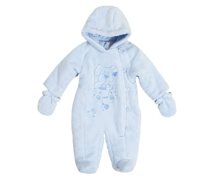 bhs Super soft embroidered dog pramsuit