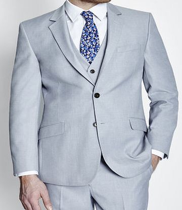 Bhs Tailored Silver Suit Jacket, Grey BR64T01GGRY