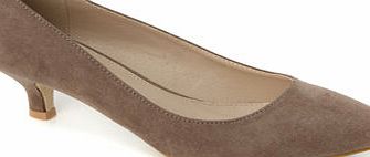 Bhs Taupe Kitten Heel Court Shoes, taupe 2845371711