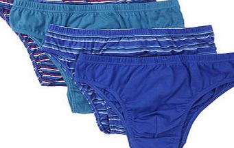 Bhs Teal Mix 4 Pack Design Slips, Blue BR60S01FTEA