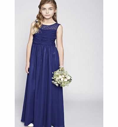 Bhs Teen Navy Illusion Dress, navy 6505400249