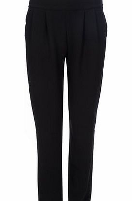 Textured Crepe Pull On Trouser, black 12033198513