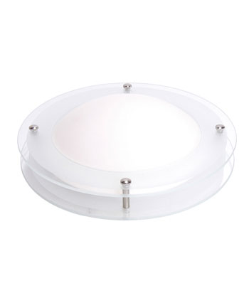 Tiered Round flush wall light