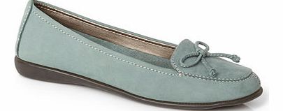 TLC Wide Fit Bow detail Loafer, duck egg