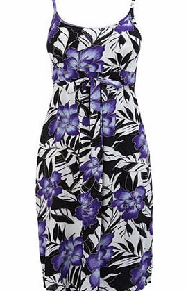 Bhs Tonal Floral Print Dress, black/multi 279290164