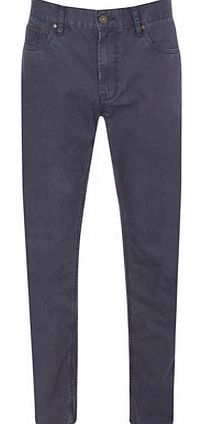 Bhs Trait Navy 5 Pocket Trousers, Blue BR58E02ENVY