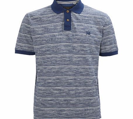 Bhs Trait Striped Polo Shirt, Blue BR52T08GNVY