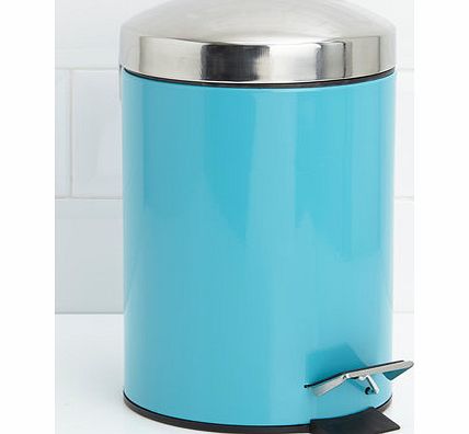 Bhs Turquoise Dome Lid 3LT Bin, Turquoise 1943250041