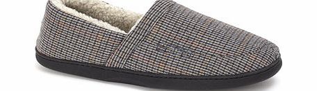 Bhs Tweed Memory Foam Slippers, Brown BR62D09FBRN