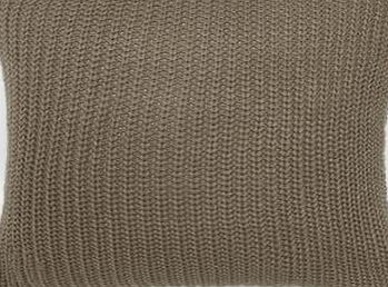 Bhs Vintage Rib Knitted Cushion, stone 1856972730