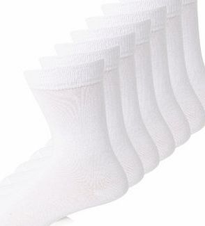 Bhs White 7 Pack Fresher Feet Socks, White