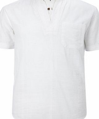 Bhs White Cotton Kaftan Shirt, White BR51A13GWHT