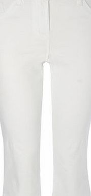 Bhs White Crop Jean, white 881600001
