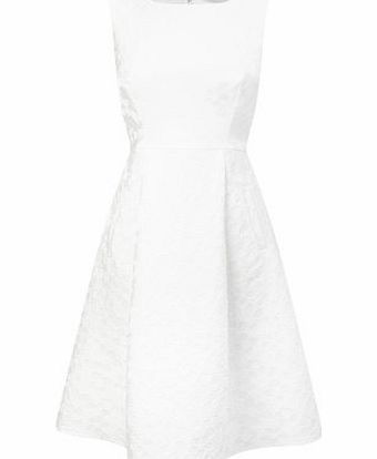 Bhs White Jacquard Prom Dress, white 8616100306