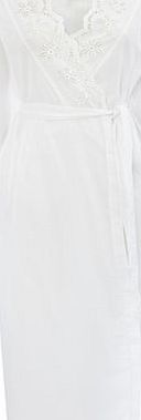 Bhs White Scalloped Embroidery Wrap, white 734950306