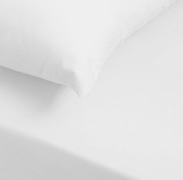 Bhs White Ultrasoft Fitted Sheet, white 1893970306