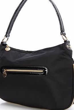 Bhs Womens Black Nylon Scoop Bag, black 3125078513