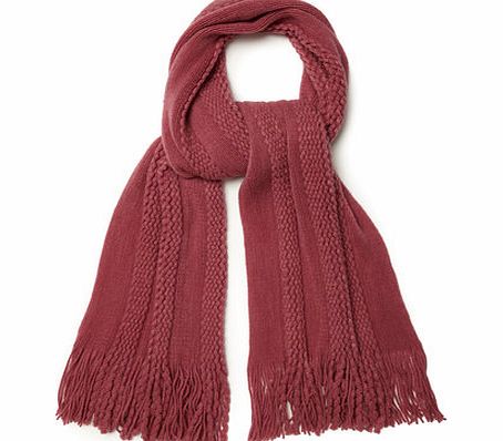 Bhs Womens Dark Pink Supersoft Scarf, dark pink