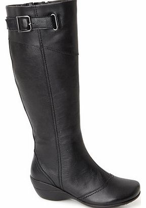 Womens Hush Puppies Black Kana Long Boots, black