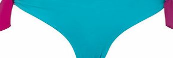 Bhs Womens Jade and Pink Reversible Bikini Pant,