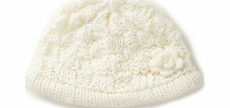 Bhs Womens Ladies Ivory Shaped Cuff Hat, ivory