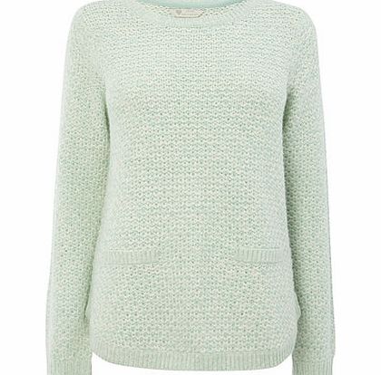 Womens Mint Pocket Jumper, mint 586601678