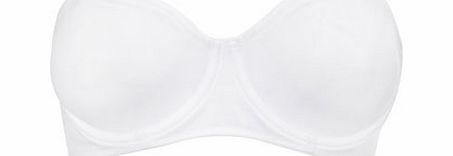 Bhs Womens White Cotton Mix Multiway Bra, white