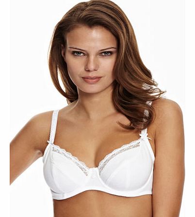 Bhs Womens White Polly Underwired Bra, white