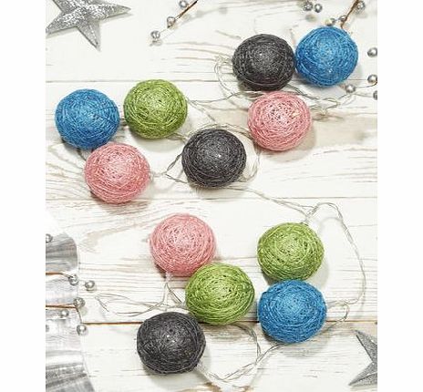 Bhs Woven ball lights, no colour 6230389999