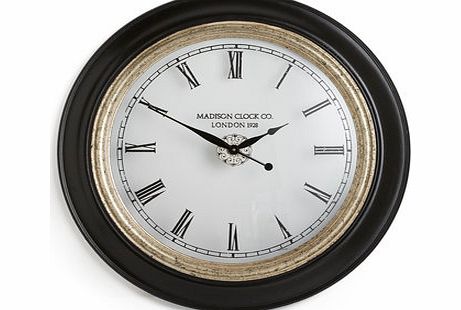 Bhs XL Glass Statement Clock, clear 30925172346