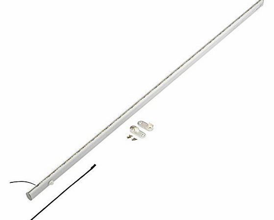 Biard LED Biard Aluminium 1000mm LED Wardrobe Cabinet Rail Light Featuring PIR Motion Sensor - Automatic On / Off Warm White or Cool White Warm White