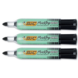 ONYX 1482 Mini Permanent Marker Black Pack 12