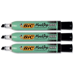 ONYX 1591 Permanent Marker Black Pack 12