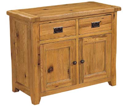 Oak 2 Door 2 Drawer Double Sideboard