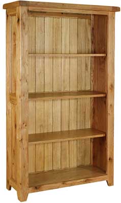 bideford OAK BOOKCASE MED 60IN x 36IN