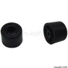 Bags 1 1/8` Black Door Stops Pack of 30