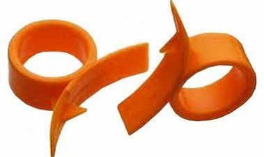 2 x Orange Opener Peeler Slicer Cutter Plastic Lemon Citrus Fruit Skin Remover