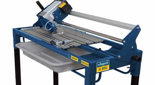 Bigger Saving Scheppach Fs 850 Sliding Wet Tile Saw Cutter,850Mm 240V 1250W Motor