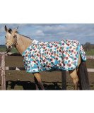 Bijou Lightweight Turnout Rug - Size 56- Choc Drops