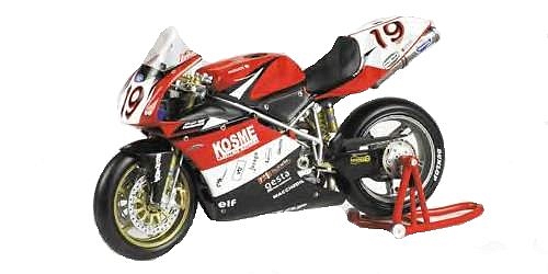 Bikes 1:12 Scale Ducati 998RS WSB 2003 Team Pedercini - Lucio Pedercini