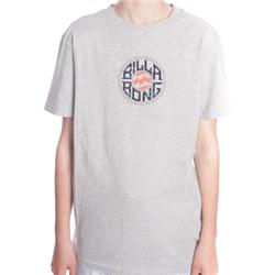 Boys Button Up T-Shirt - Grey Heather